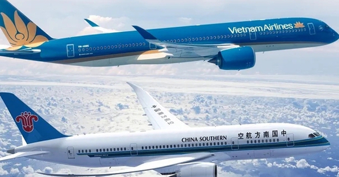 Vietnam Airlines và China Southern Airlines công bố triển khai lập liên doanh đầu tiên giữa một hãng hàng không Việt Nam – Trung Quốc. Ảnh: TA Vietnam Airlines và China Southern Airlines công bố triển khai lập liên doanh đầu tiên giữa một hãng hàng không Việt Nam – Trung Quốc. Ảnh: TA