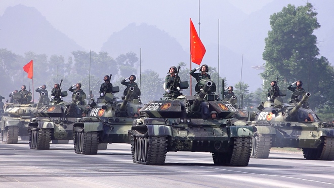 Hàng trăm xe tăng, xe bọc thép, tên lửa, UAV lần đầu xuất hiện ở Hà Nội chuẩn bị cho ngày 2/9 - Ảnh 6.