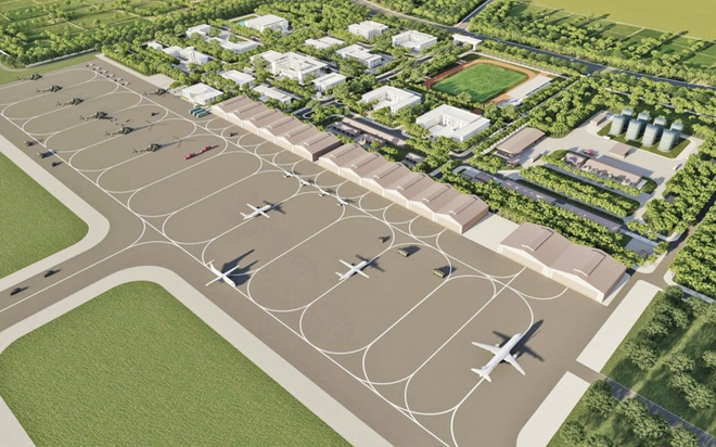 Phối cảnh  Dự án Cảng hàng không quốc tế Gia Bình. Ảnh: ĐVTK