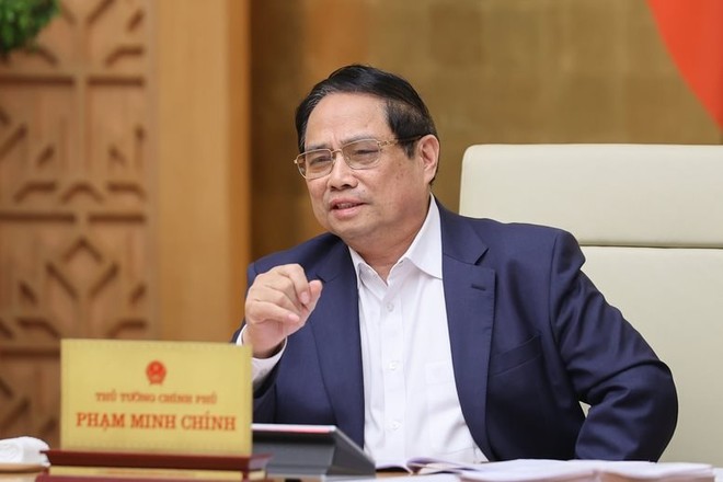 Thủ tướng phát biểu chỉ đạo tại Phiên họp Chính phủ thường kỳ và Hội nghị trực tuyến Chính phủ với địa phương tháng 6/2025. Ảnh: VGP Thủ tướng phát biểu chỉ đạo tại Phiên họp Chính phủ thường kỳ và Hội nghị trực tuyến Chính phủ với địa phương tháng 6/2025. Ảnh: VGP