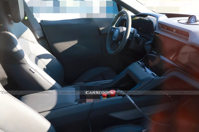 Porsche Cayenne lộ nội thất mới: Thiết kế lột xác với 4 màn hình khủng, bỏ gần hết nút bấm - Ảnh 3.