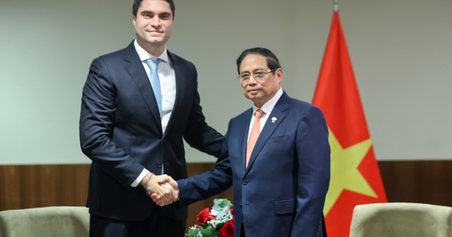 Thủ tướng làm việc với lãnh đạo Tập đoàn Vale. Ảnh: VGP Thủ tướng làm việc với lãnh đạo Tập đoàn Vale. Ảnh: VGP