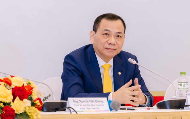 Tỷ phú Phạm Nhật Vượng, Chủ tịch Tập đoàn Vingroup. Ảnh: VIC Tỷ phú Phạm Nhật Vượng, Chủ tịch Tập đoàn Vingroup. Ảnh: VIC