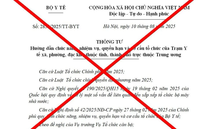 Bộ Y Tế Cảnh Báo Về Văn Bản Giả Mạo Liên Quan Chức Năng, Nhiệm Vụ Của Trạm Y Tế Xã, Phường 1 Avatar1755587573816 17555875742061891305469