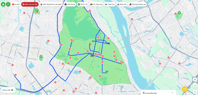 Bản đồ thời gian thực xem các tuyến phố, khu vực tiến hành CẤM ĐƯỜNG: Không cần 'học thuộc lòng' nữa! - Ảnh 4.