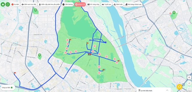 Bản đồ thời gian thực xem các tuyến phố, khu vực tiến hành CẤM ĐƯỜNG: Không cần 'học thuộc lòng' nữa! - Ảnh 2.