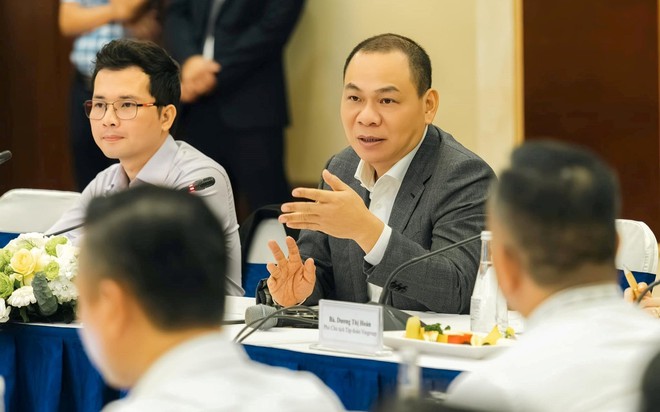 Tỷ phú Phạm Nhật Vượng, Chủ tịch Tập đoàn Vingroup. Ảnh: VIC