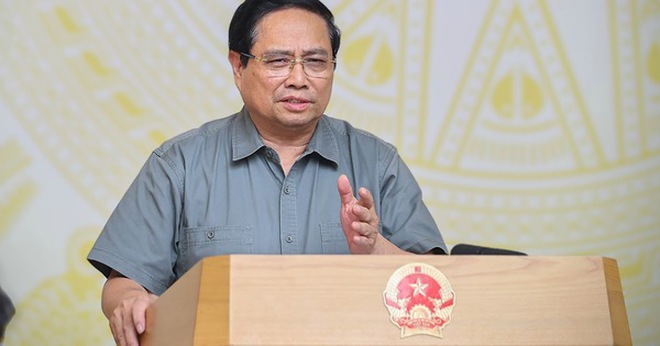 Thủ tướng phát biểu tại phiên họp. Ảnh: VGP