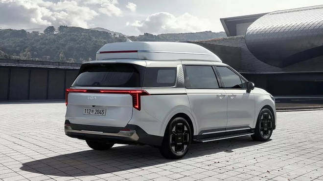 Xe mới KIA sắp bán ở Việt Nam: Có giá treo quần áo như xe của 'mẹ bỉm sữa' nhưng lại dành cho tổng tài- Ảnh 3.