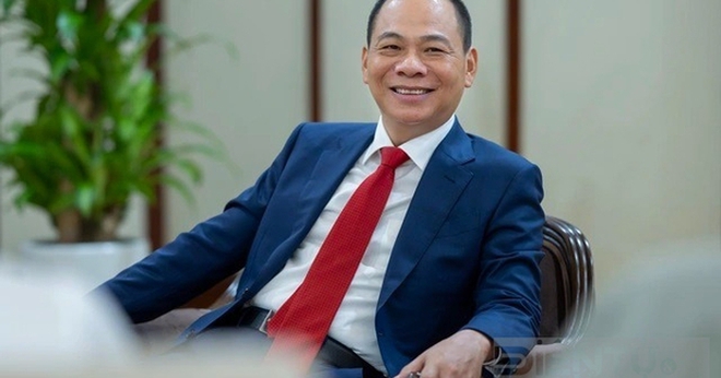 Tỷ phú Phạm Nhật Vượng, Chủ tịch Tập đoàn Vingroup. Ảnh: VIC