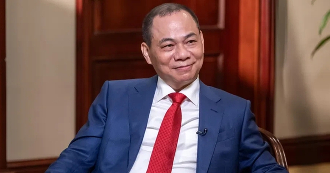 Cổ phiếu VIC tăng cao giúp tỷ phú Phạm Nhật Vượng lần đầu lọt top 150 người giàu nhất thế giới. Ảnh: Forbes