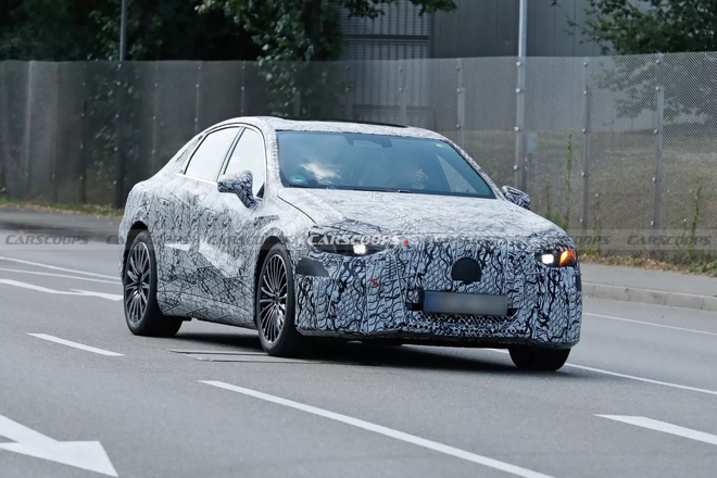 Mercedes-Benz C-Class đời mới lần đầu có ảnh chính thức với lướt tản nhiệt khủng gấp vài lần 3 Series - Ảnh 4.