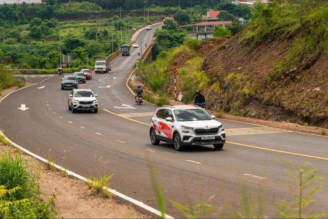 Xuyên rừng, vượt đèo bằng Skoda Kushaq mới thấy SUV đô thị giờ đây ‘cân’ tốt nhiều loại địa hình phức tạp - Ảnh 3.