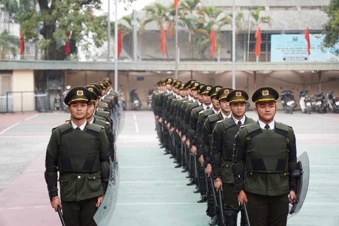 Đặc công Biệt động chống khủng bố, tổ chống UAV và nhiều lực lượng sẵn sàng vào vị trí bảo vệ Đại hội XIV - Ảnh 12.