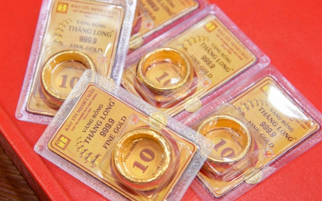 Giá vàng trong nước hiện vượt ngưỡng 176 triệu đồng/lượng. Ảnh minh họa