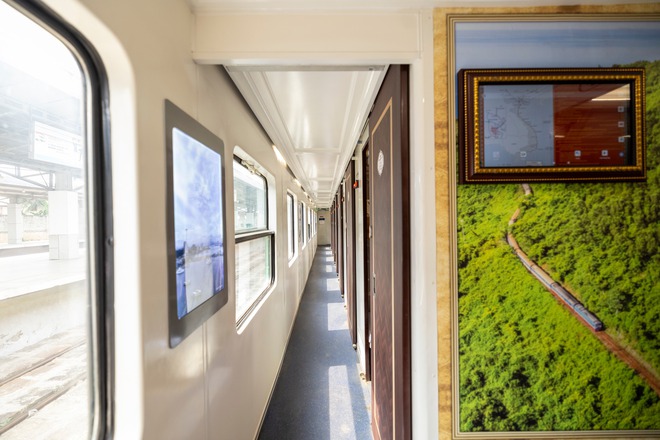 Chuyến tàu mới nhất của đường sắt Việt Nam: Mới chạy được 1 ngày, không gian trên tàu gây chú ý - Ảnh 10.