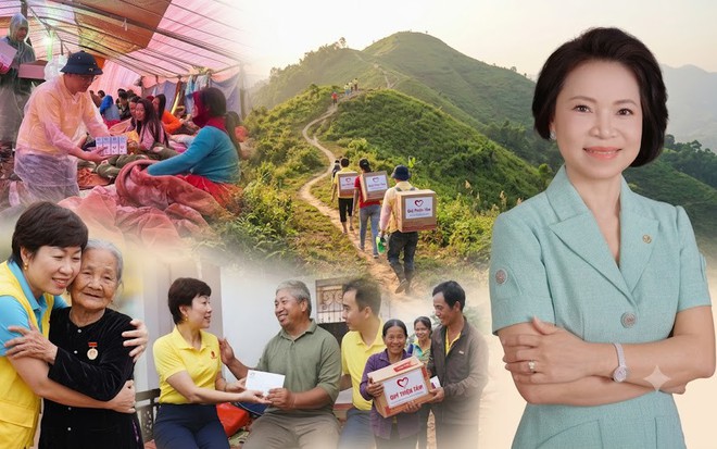 Bà Phạm Thu Hương - Nhà đồng sáng lập Quỹ Thiện Tâm - Phó Chủ tịch Tập đoàn Vingroup vừa lần đầu lên tiếng về Quỹ. Ảnh TK: MH