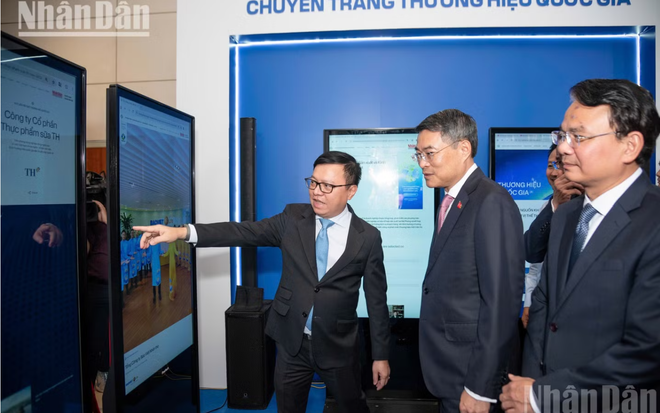 Thủ tướng Chính phủ Lê Minh Hưng ﻿tại Lễ khai trương giao diện mới Chuyên trang Thương hiệu quốc gia 2026. 