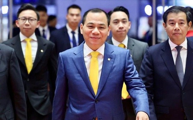 Công ty của tỷ phú Phạm Nhật Vượng vừa ký kết thỏa thuận hợp tác với Vietnam Post. Ảnh: VIC