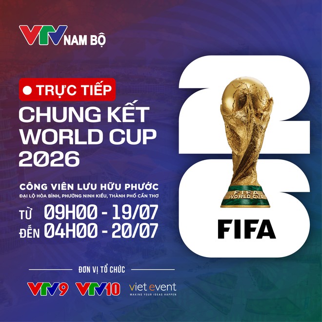 Cần Thơ mở đại tiệc xuy&ecirc;n đ&ecirc;m, c&ugrave;ng người h&acirc;m mộ đ&oacute;n chung kết World Cup 2026 - Ảnh 6.