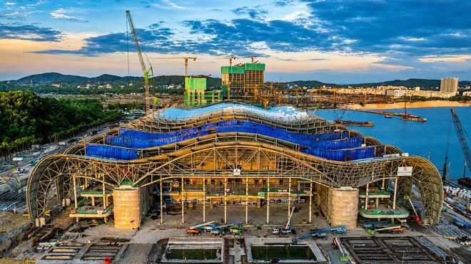 Trung tâm Hội nghị lớn top đầu thế giới ở Việt Nam đang thành hình “thần tốc” chưa từng có bên bờ biển - Ảnh 5.