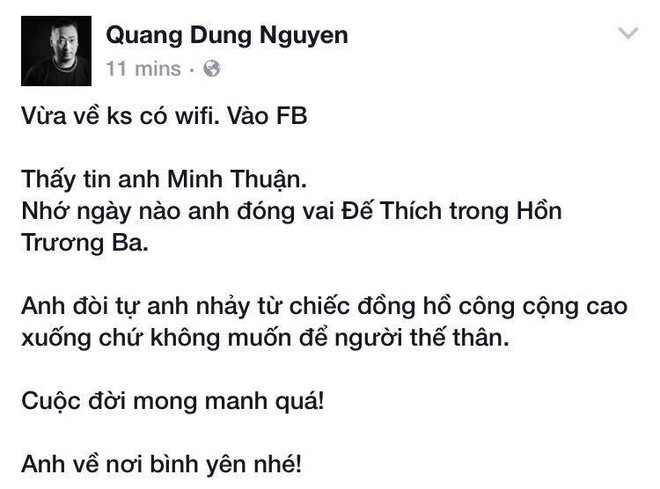 Nghệ sĩ Việt khóc thương ngày Minh Thuận qua đời - Ảnh 4.