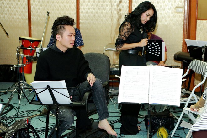 Thanh Lam ngồi lê dưới đất tập nhạc - Ảnh 5.