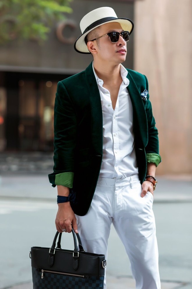 Fashionisto Nguyễn Minh Khoa sành điệu xuống phố - Ảnh 4.