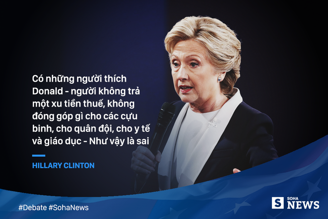 Trump - Clinton đã nói gì để đả thương nhau trong tranh luận? - Ảnh 12.