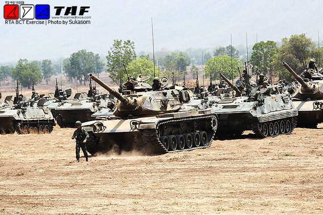 Lục quân Hoàng gia Thái Lan tập trận với vũ khí, khí tài hiện đại - Ảnh 12.