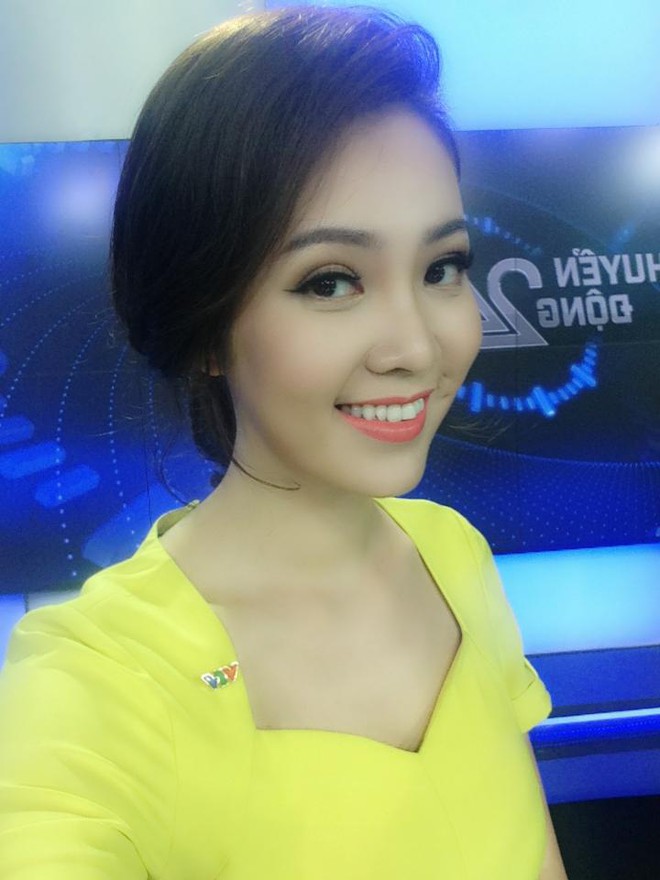 Nhan sắc xinh đẹp của nàng Á hậu duy nhất làm việc tại VTV24 - Ảnh 6.