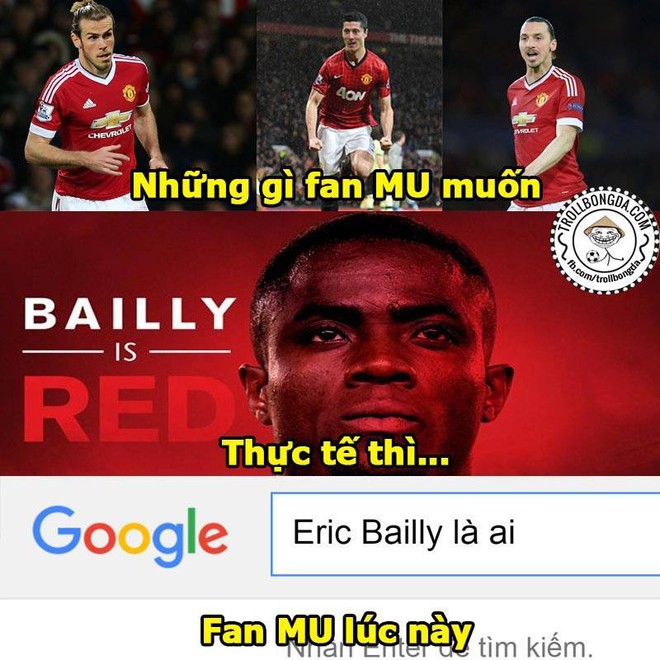 Ảnh chế: Man United mua nhầm, Mourinho không hề muốn Eric Bailly - Ảnh 4.