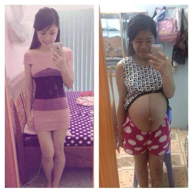 Sự thay đổi kinh ngạc của cô nàng xinh đẹp sau khi mang bầu - Ảnh 6.