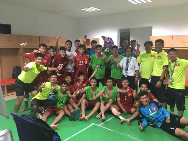 U16 Việt Nam lội ngược dòng thành công trong trận đấu kỳ diệu - Ảnh 3.