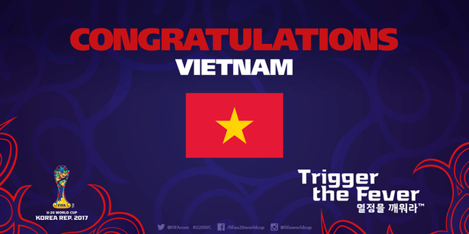 FIFA hào hứng trước chiến tích lọt vào World Cup của U19 Việt Nam - Ảnh 1.