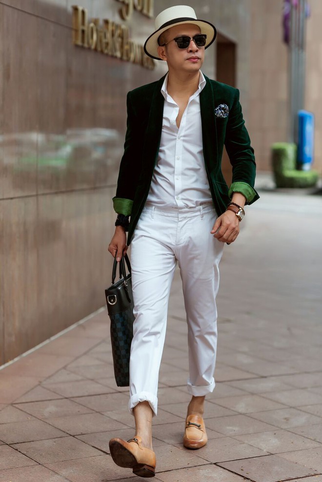 Fashionisto Nguyễn Minh Khoa sành điệu xuống phố - Ảnh 2.