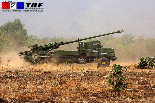 Lục quân Hoàng gia Thái Lan tập trận với vũ khí, khí tài hiện đại - Ảnh 3.