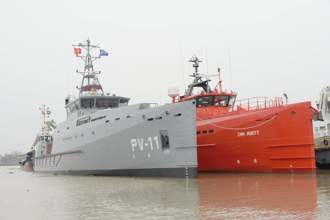 Thử nghiệm tàu tuần tra nhà máy Damen-Sông Cấm đóng cho Venezuela - Ảnh 1.