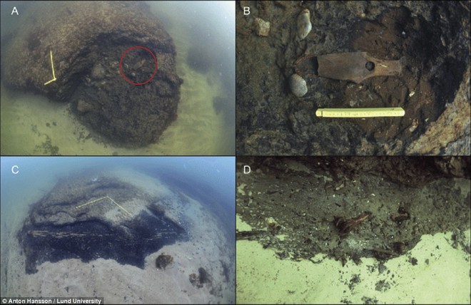Thợ lặn phát hiện điều kỳ lạ 9.000 năm tuổi dưới đáy biển Thụy Điển - Ảnh 7.