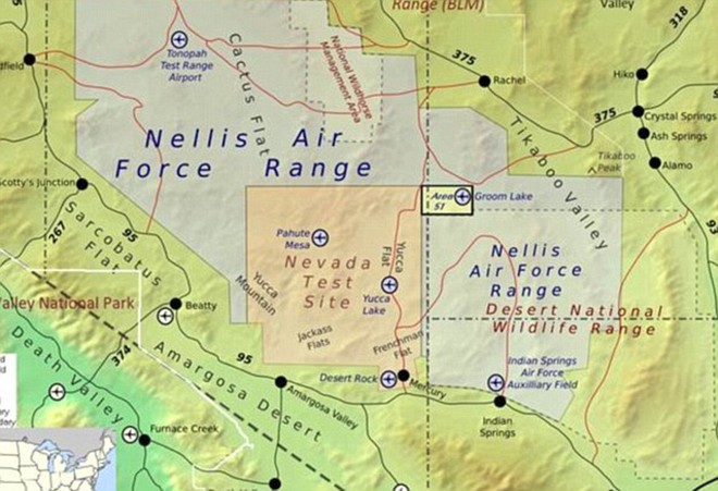 Chẳng phải UFO, đây mới là siêu bí mật mà Google Earth chưa từng tiết lộ về Vùng 51 - Ảnh 2.