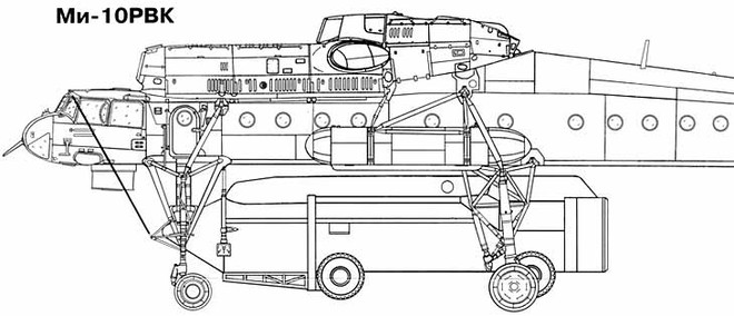 Mi-10RVK - Tổ hợp trực thăng-tên lửa bí mật của Liên Xô - Ảnh 4.