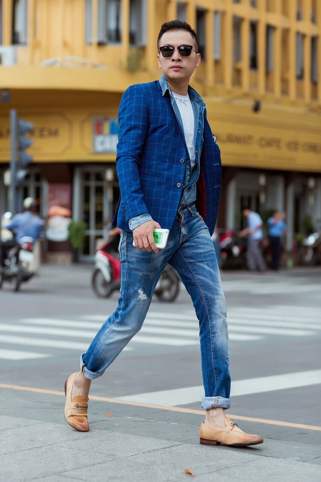 Fashionisto Nguyễn Minh Khoa sành điệu xuống phố - Ảnh 6.