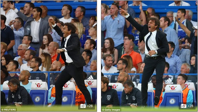 Conte phát cuồng, làm fan Chelsea choáng ngợp ở Stamford Bridge - Ảnh 6.