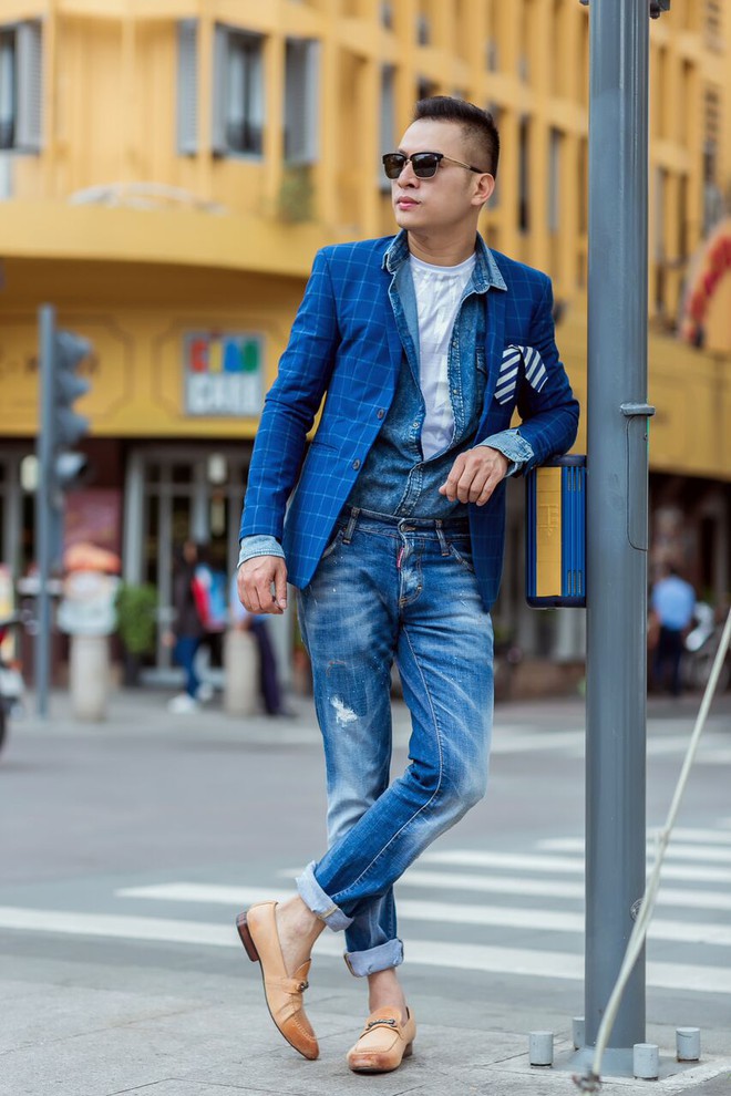 Fashionisto Nguyễn Minh Khoa sành điệu xuống phố - Ảnh 5.