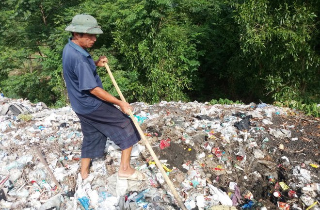 Cận cảnh bãi rác ở Thiên Cầm - nơi chứa rác thải của Formosa - Ảnh 5.