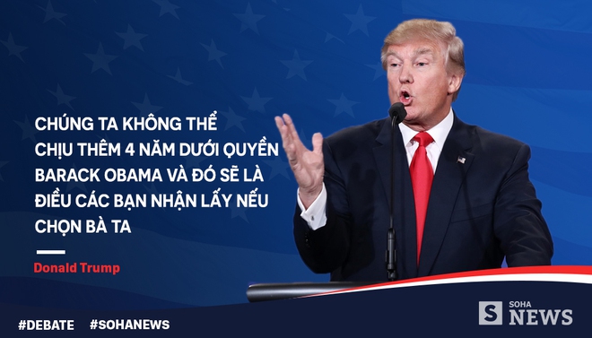 Tranh luận lần cuối, Trump - Clinton dùng mánh võ mồm nào? - Ảnh 4.