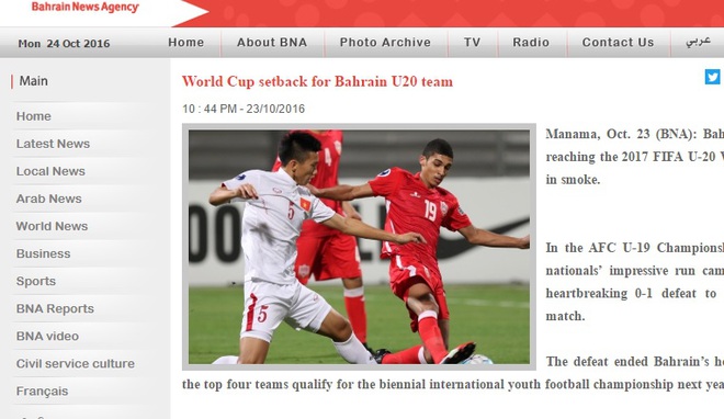 Người Bahrain bàng hoàng, tái tê vì U19 Việt Nam - Ảnh 1.