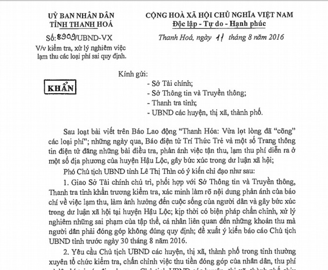 Ra văn bản khẩn chỉ đạo sau loạt bài mùa thuế phí kinh hãi - Ảnh 1.