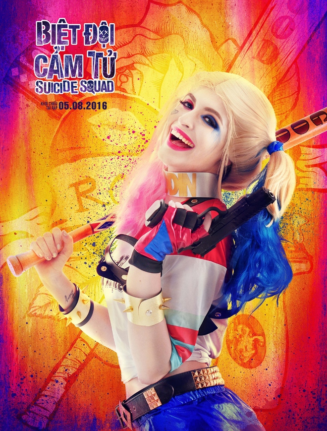 Andrea sexy hóa thân thành Harley Quinn của Biệt Đội Cảm Tử - Ảnh 6.