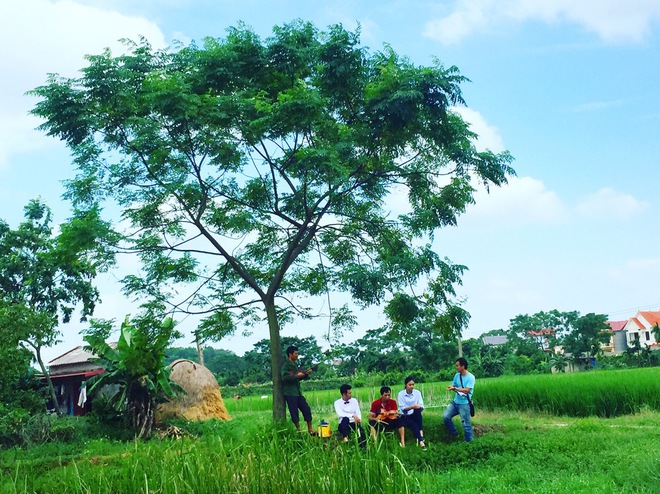 Nam MC phải kê gạch khi đứng cạnh Á hậu Ngô Thanh Tú - Ảnh 1.